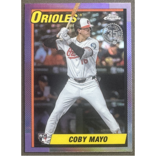 Coby Mayo 2025 Topps Chrome 1990 #90CB-17