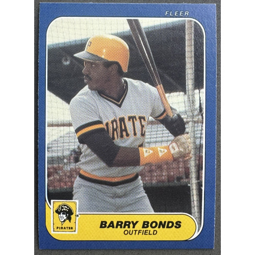 Barry Bonds (RC) 1986 Fleer Update #U-14