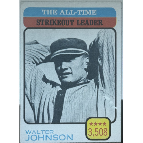 Walter Johnson 1973 Topps #478