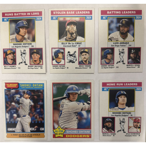 Shohei Ohtani (6) 2025 Topps Heritage Cards