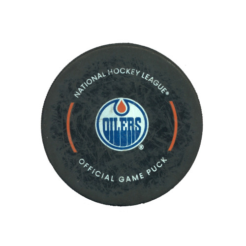 Edmonton Oilers Official Game Puck